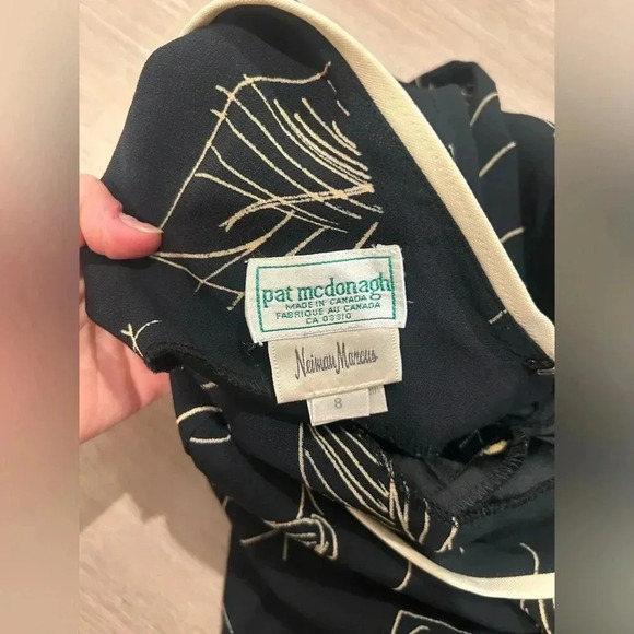 VINTAGE PAT MCDONAGH Midi Dress / Size 8 / - Picture 4 of 6